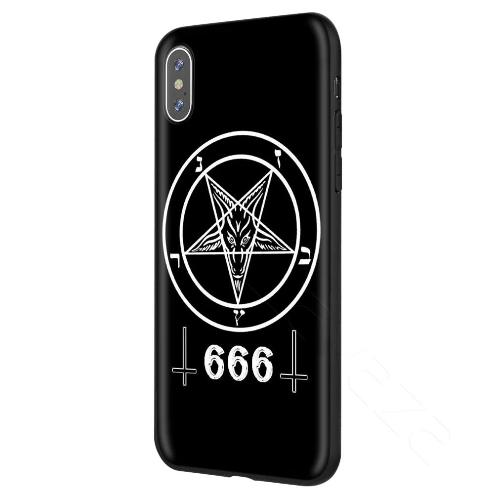 10 Чехол Lavaza Pentagram 666 Demonic Satanic для iPhone 11 Pro XS Max XR X 8 7 6 6S Plus 5 5S se - Цвет: 10