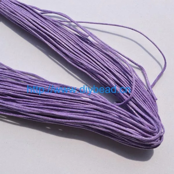 violet DIY Отдел 10 метров 16 цветов вощеный хлопок Бисероплетение веревка 1,5 мм для браслета ожерелье - Цвет: violet
