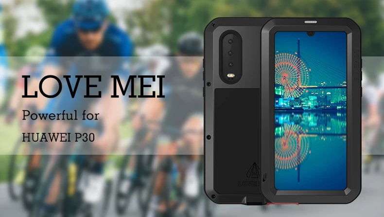 360 полный защитный чехол для huawei P30 Pro, Роскошный Жесткий противоударный металлический алюминиевый чехол для huawei P30Lite