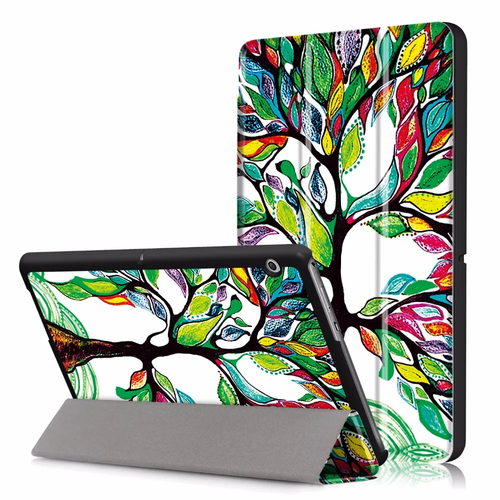 Чехол для планшета Huawei MediaPad T3 10 9 6 чехол T 3 с откидной крышкой и принтом в виде