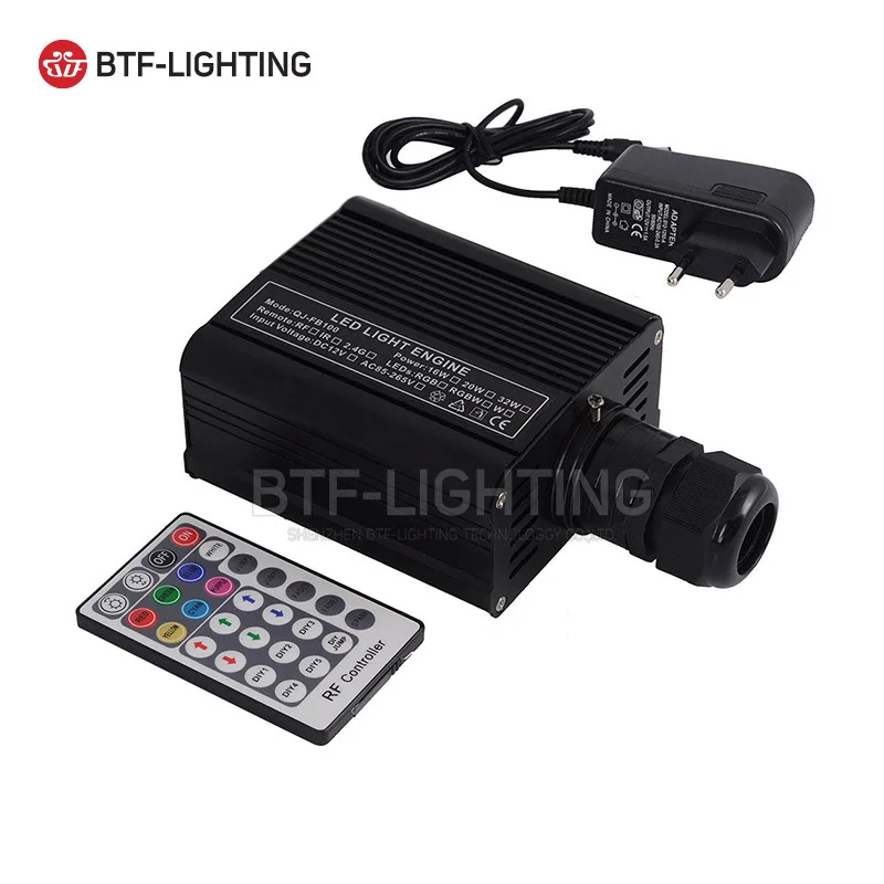 LED18W fiber optic flashing RGBW light source RF RF 28-key DC12V Gypsophila color light source machine
LED18W fiber optic flashing RGBW light source RF RF 28-key DC12V Gypsophila color light source machine