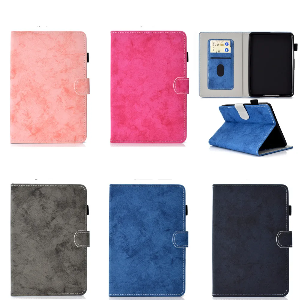 Умный чехол с принтом для Amazon Kindle Paperwhite 1 2 3 Funda Магнитный 2015 Чехол + пленка