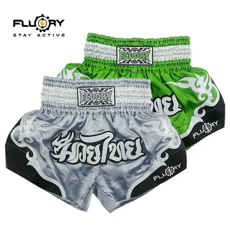 Новинка модные женские шорты muay thai зеленые серебристые серые и темно