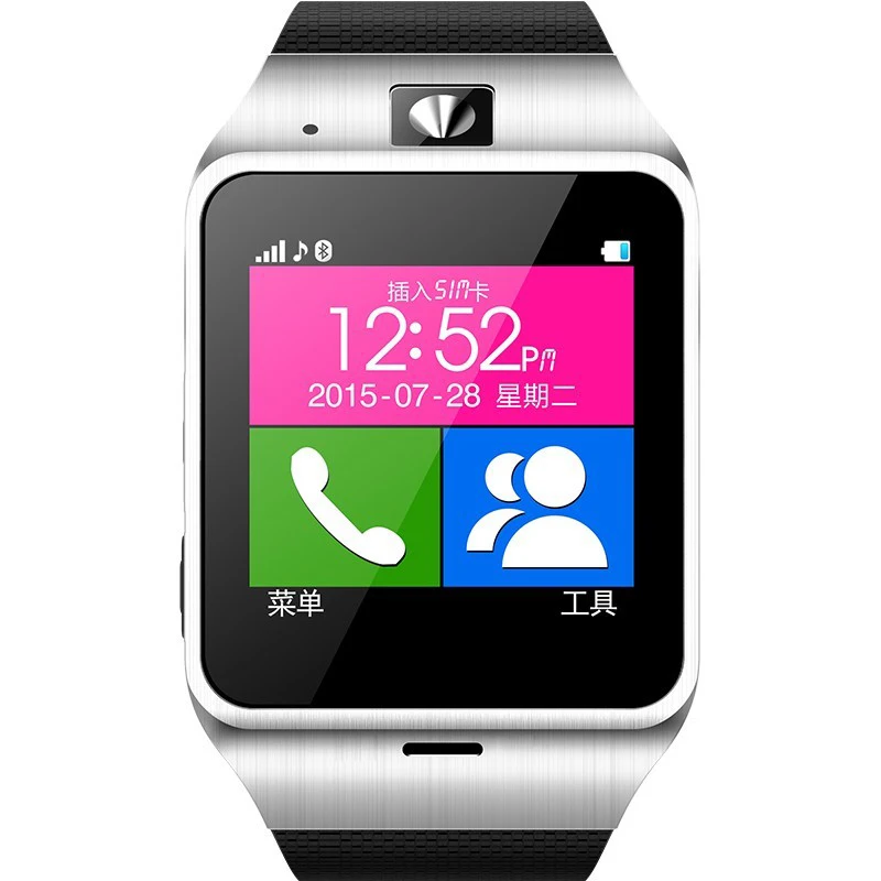 Умные часы Android GV18 Aplus для детей с Sim картой SMS GPRS и функцией телефона наручные Bluetooth