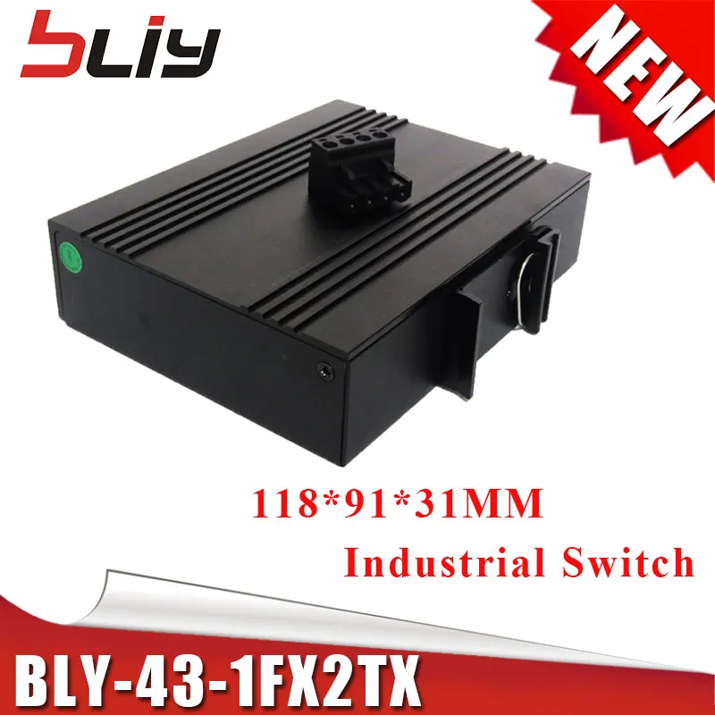 1 волокно 2 RJ45 Ethernet промышленные Grand переключатель 10/100 Мбит/с Неуправляемый