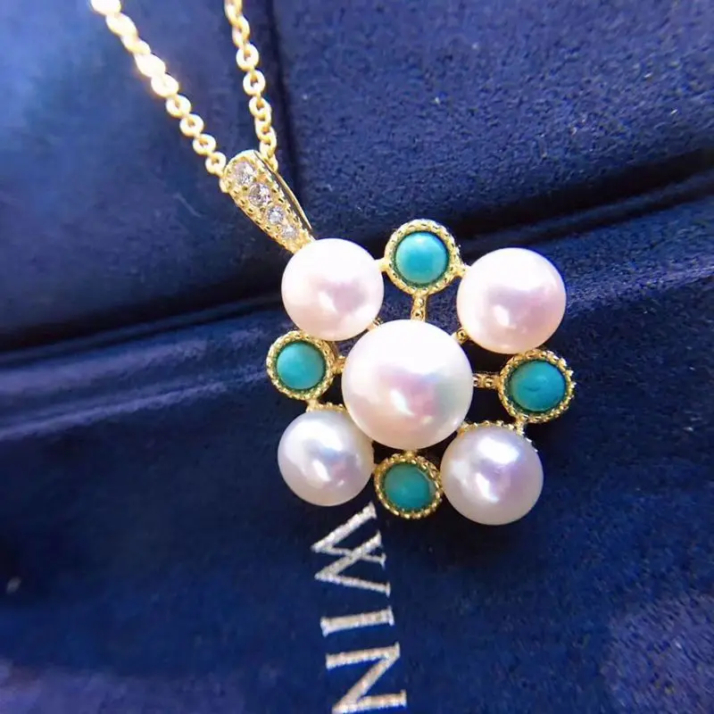 2019 новый роскошный цепочка с жемчужным кулоном кулон ожерелье жемчужное для