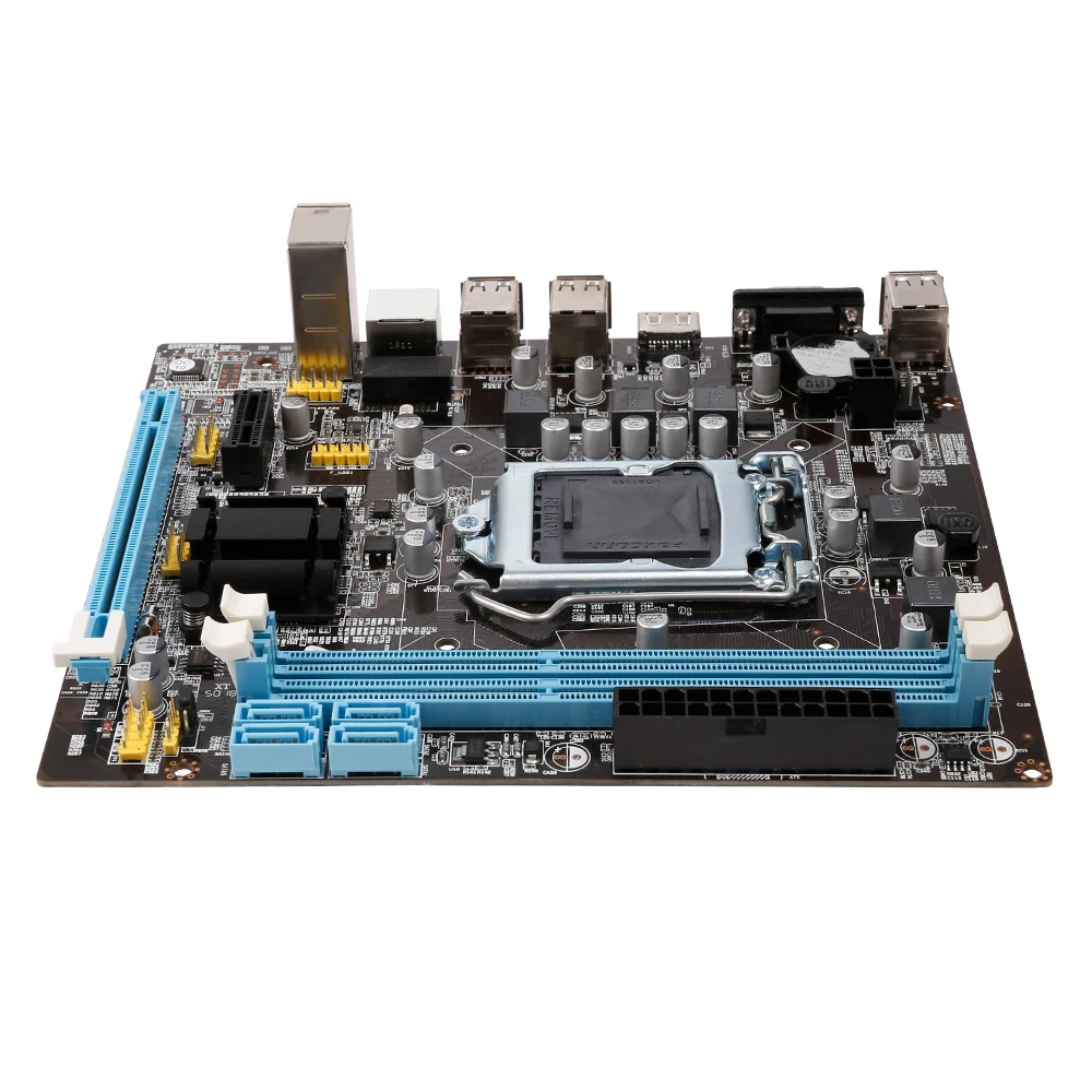 Оригинальная H61-S материнская плата VEINEDA для настольных ПК с разъемом LGA 1155 для Intel Core i3 i5 i7 DDR3 с памятью 16G uATX H61