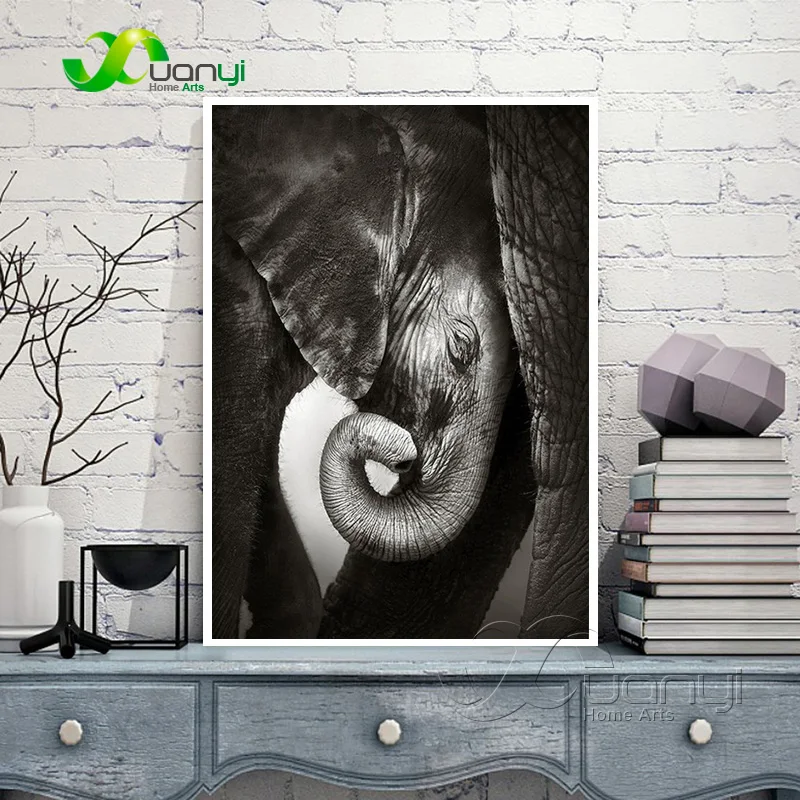 Абстрактные картины на холсте с африканскими слонами настенный Декор для дома