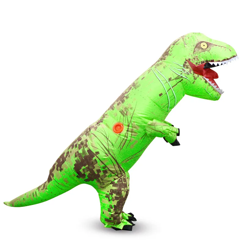 5 цветов надувной динозавр T REX костюмы для взрослых детей 2 м Blowup Dragon Rex костюм на