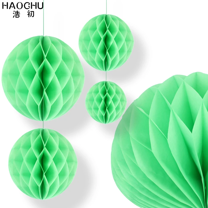 HAOCHU 4 шт./лот сотовые шары украшения для вечеринки сделанные своими руками