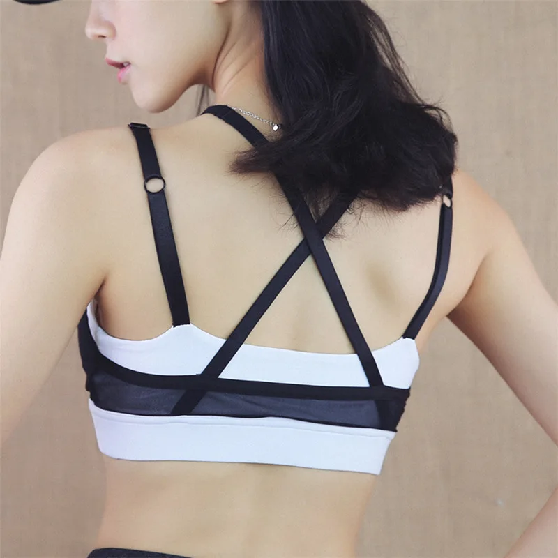 Danenjoy Для женщин S Топ спортивный бюстгальтер Фитнес Йога Топы корректирующие