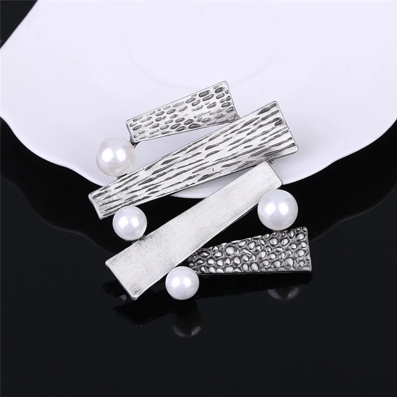 Женская Винтажная брошь значок с искусственным жемчугом|brooches for women|geometry broochbrooches