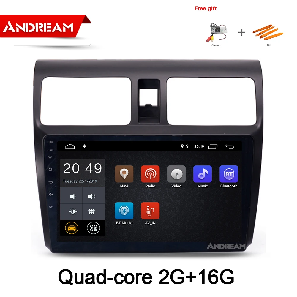 10 1 &quotAndroid 8 2 + 16G Автомобильная Мультимедийная система для Suzuki Swift 2005-2018 gps