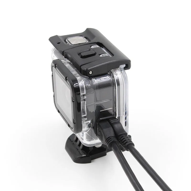 Защитный чехол для GoPro Hero 5/6/7 черный с открытым боковым корпусом экшн камеры GO PRO