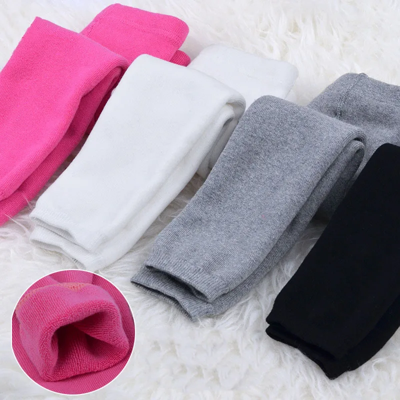 Высококачественные леггинсы из искусственной кожи для девочек зимние детские