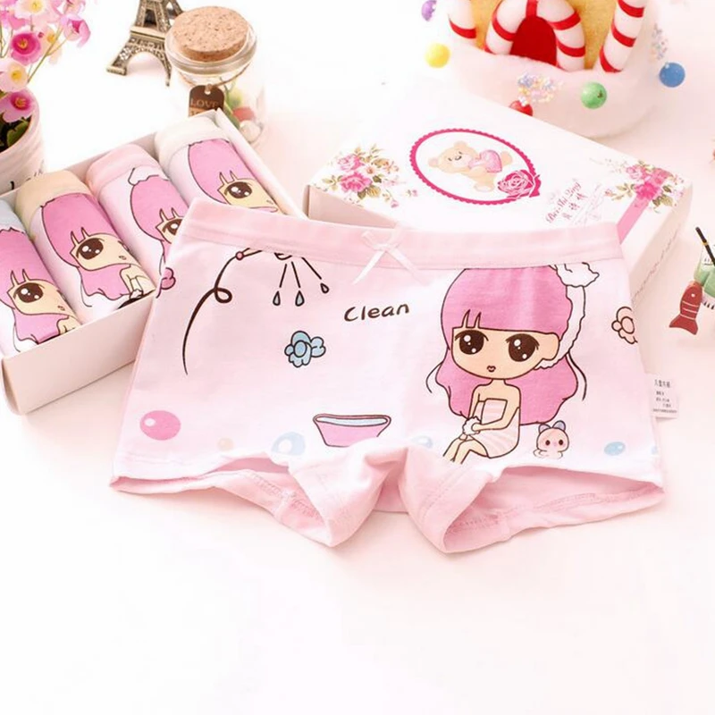 3 шт./партия хлопковое детское нижнее белье с героями мультфильмов для девочек