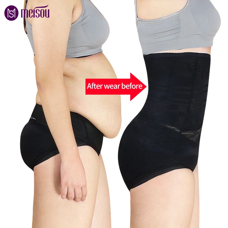 

MEISOU Women Shapers High Waist Slimming Tummy Control Knickers Pants Pantie Briefs Magic Body Shapewear Lady Corset Underwear