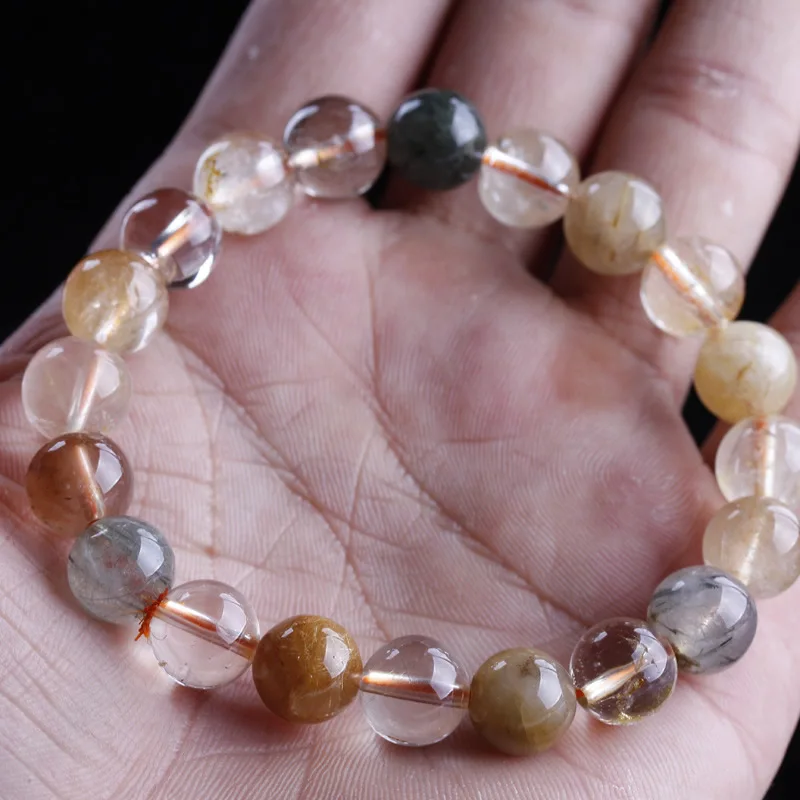 2017 рутилированные кварцевые браслеты для влюбленных и модные из натурального