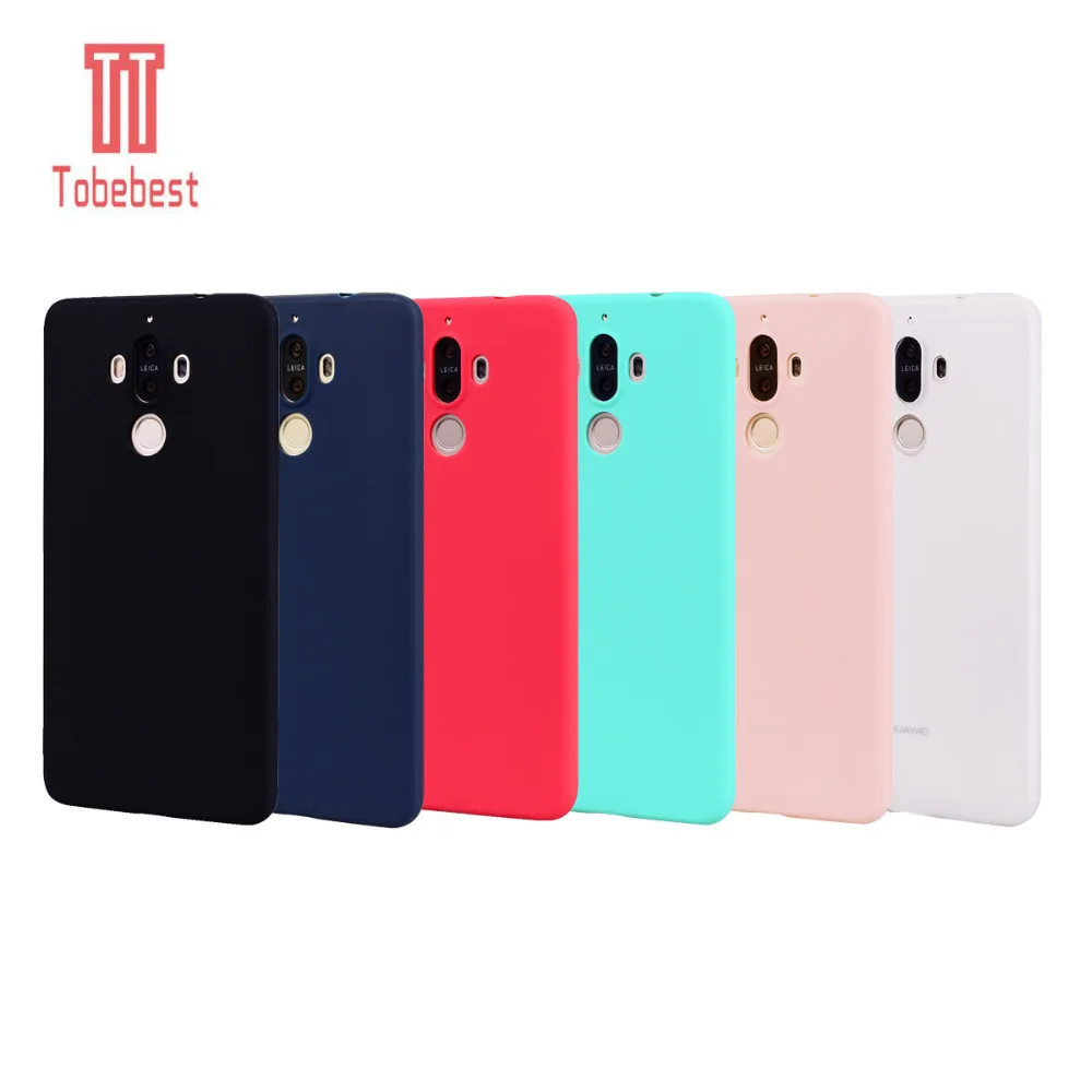 Huawei Коврики 9 Macarons Карамельный цвет силикона TPU матовое матовый чехол для простой