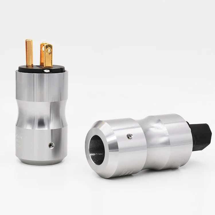 Высококачественная позолоченная штепсельная вилка стандарта США VP434G сетевого