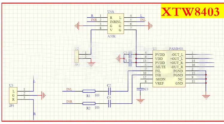 Плата цифрового усилителя мощности 5 В 2 канала 3 Вт 1 шт.|audio amplifier board|volume controlcontrol