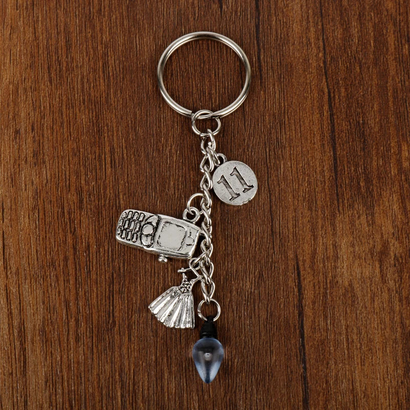 dongsheng Stranger Things Keychain Charms Jewelry Colorful Lamps Key Rings Monster Keyfob Holder | Украшения и аксессуары