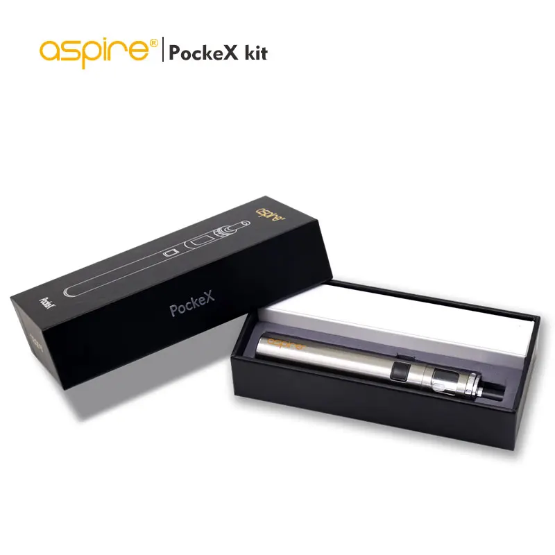 Aspire pockex Карманный AIO комплект со встроенной батареей 1500 мАч 2 мл емкость 0.6ohm