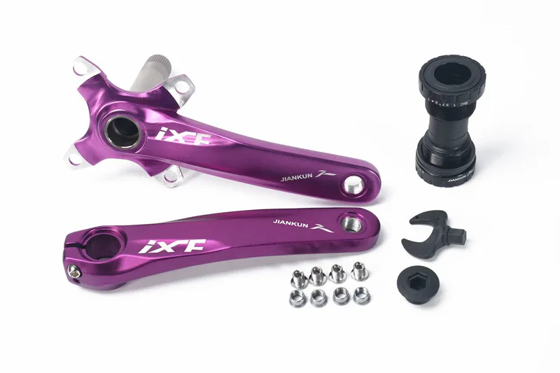 IXF Mtb велосипед Cran 170 мм алюминиевый CNC104 BCD узкая широкая Цепь 32 T/34 T/36 T/38 T велосипедный шатун с нижним кронштейном