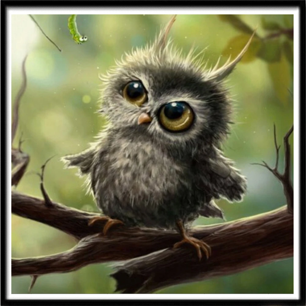 

Owl Animal Diamond Painting Embroidery Square Picture Diamond Painting Mosaic Rhinestone DIY Diamond Home Decor