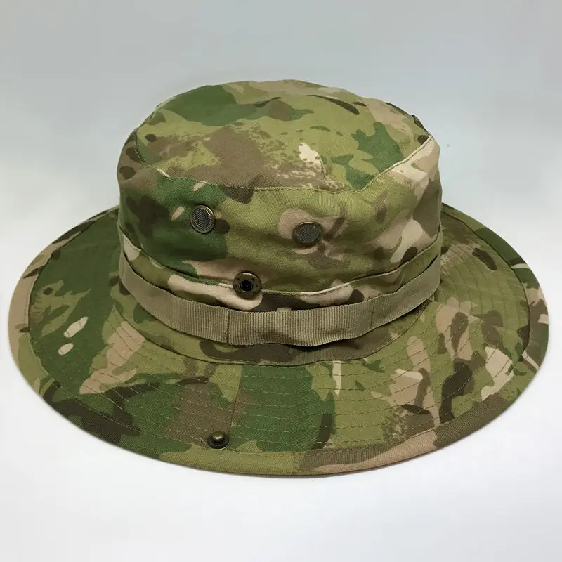 Камуфляж Черный ACU джунгли цифровой Boonie шапки тактический страйкбол Снайпер непальская Кепка Militares армейская Мужская Военная Солнцезащитная шляпа - Цвет: CP