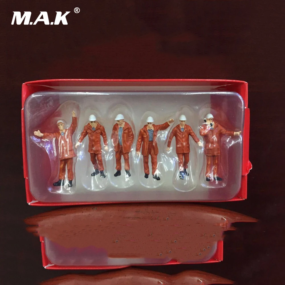 

1/50 Scale Site Scene accessories 6pcs Maintenance workers Fit for Car Vehicles