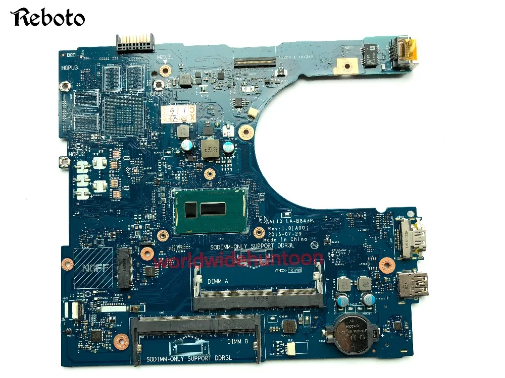Полностью протестированная материнская плата для ноутбука Dell Inspiron 5458 5558 5758 PC PN CN