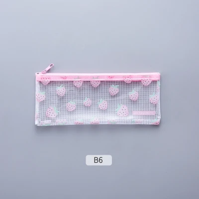 1 шт. водонепроницаемый бумажный файл папка Kawaii фрукты ручка чехол для девочек офисные принадлежности - Цвет: 03