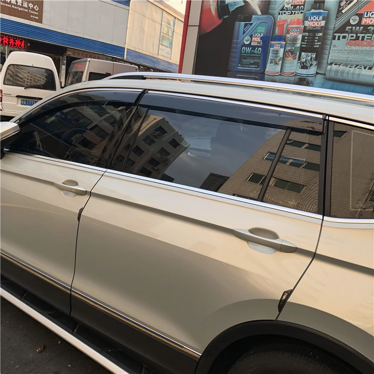 Защитный козырек для окон TIGUAN L пластиковый защитный от солнца и дождя Volkswagen