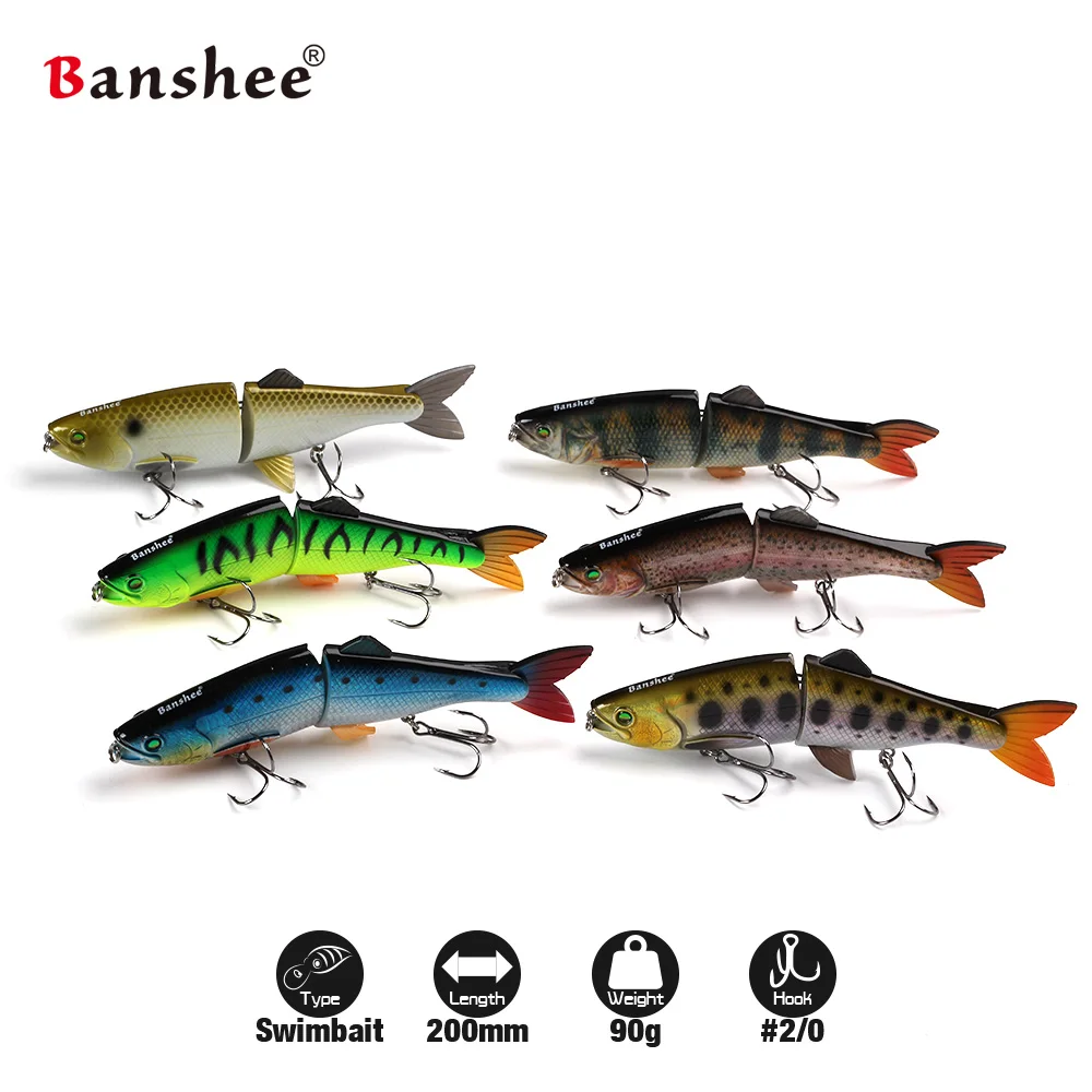 Приманка для морской рыбалки 6 шт./лот 200 м 90 г AT01|bait for tuna|hard baitmulti jointed |