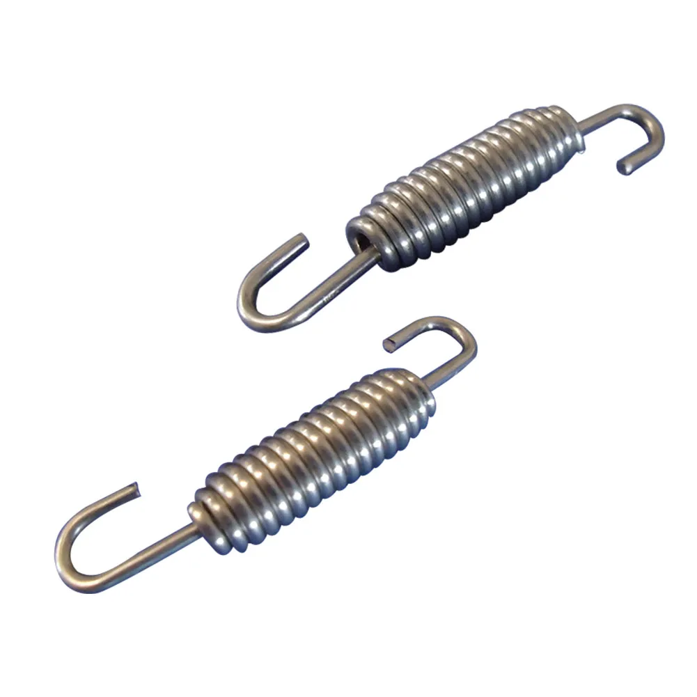 2 шт. Универсальный выпускной коллектор пружины мотоцикл замена трубы расширения