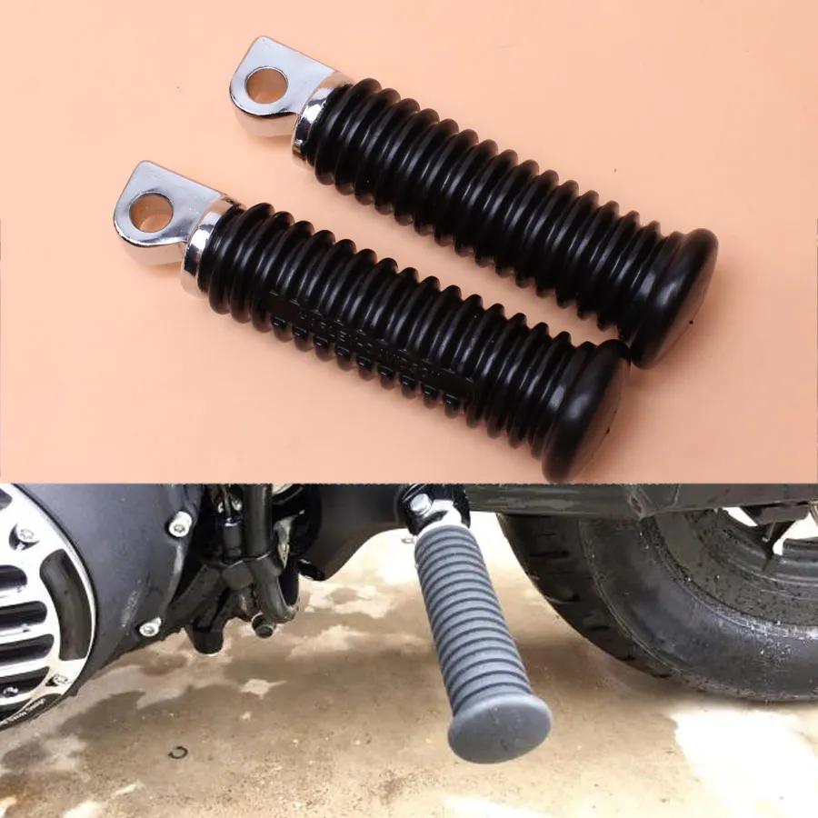 

1 пара мотоциклетные подножки пассажирские Задние подножки шпильки для Harley Sportster XL 883 883R 883C 883L Low Custom