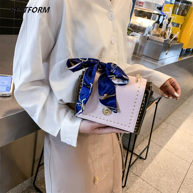 BESTFORM прозрачные гелевые сумки для женщин мини цепь роскошная женская сумка на