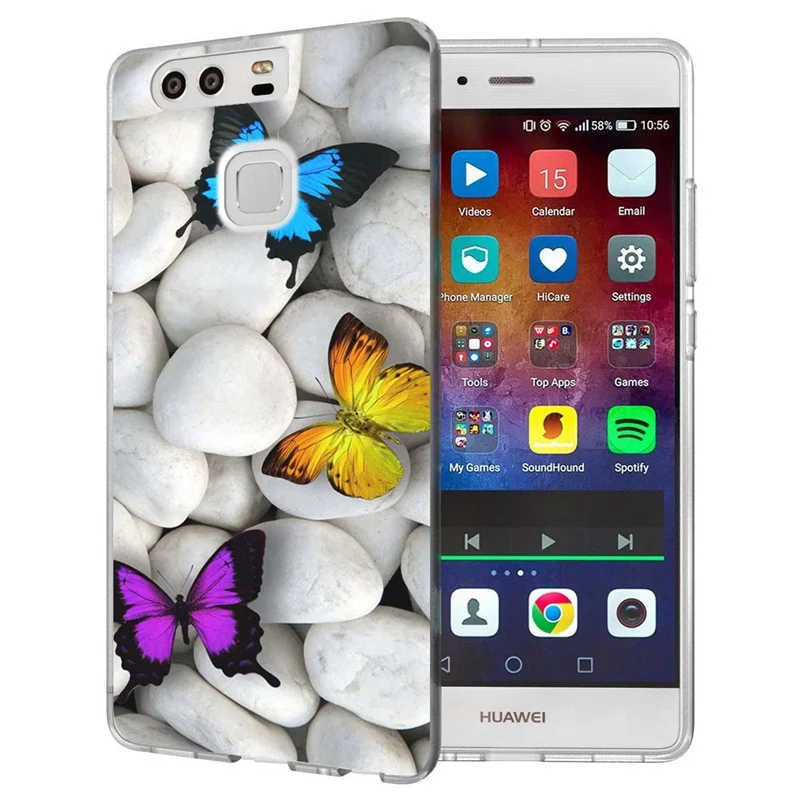 Для Huawei P9lite/P8 Lite 2016 2017 Y5 II 2 Y5ii / Y6 Compact Honor 5A LYO-L21 Мягкий ТПУ силиконовый прозрачный
