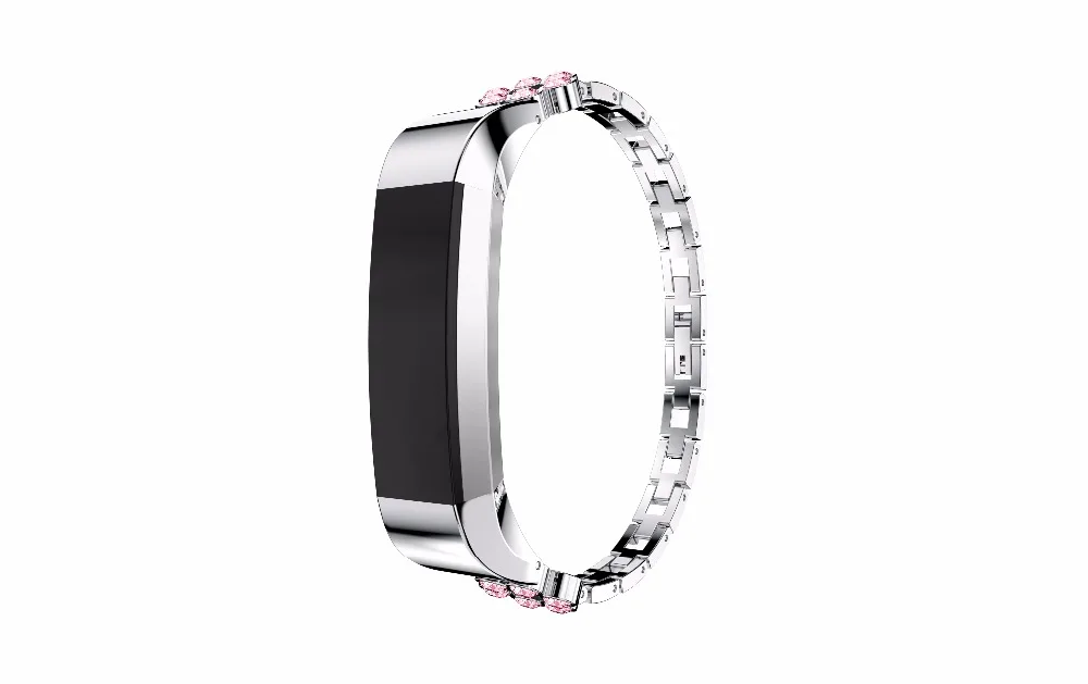 Цветок Нержавеющая сталь часы ремешок для Fitbit Alta HR Ремешок Для Fitbit Alta Correas де reloj Браслет Ремни