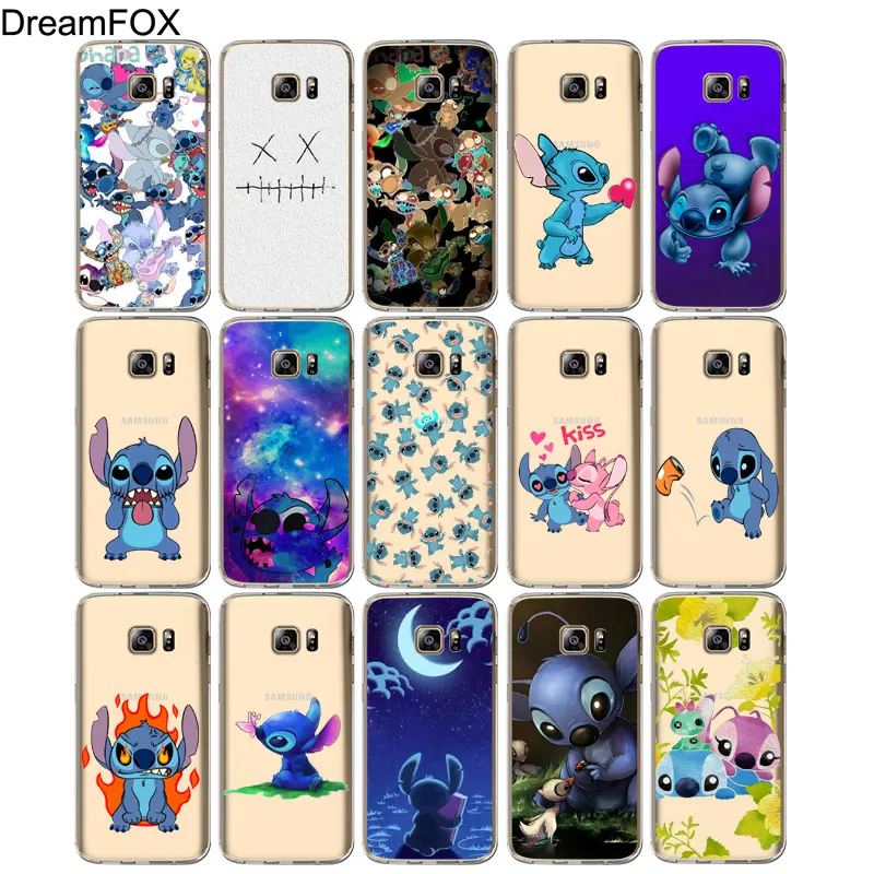 DREAMFOX M355 Ститч Мягкий ТПУ силиконовый чехол для samsung Galaxy Note S 7 8 9 10 10e 11 11e Lite Edge Plus |