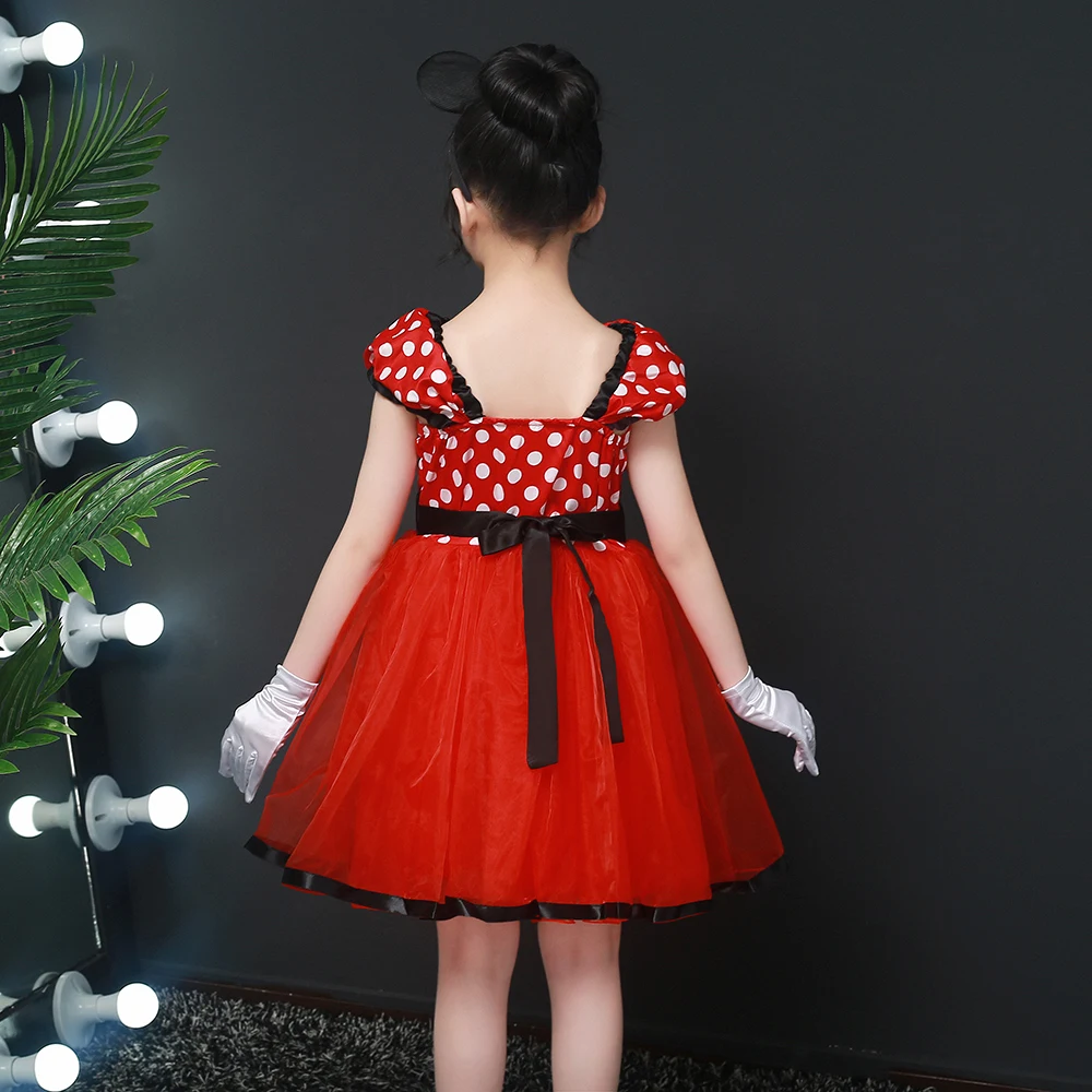 New Fall 2019 Children Princess Christmas Kids Birthday Party Dresses Halloween Mickey Cosplay Costume 1-14 Girls Cartoon Dress | Детская
