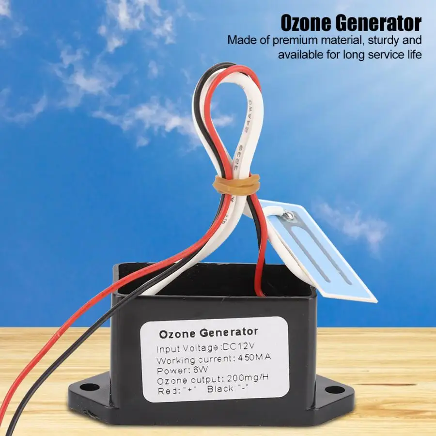 DIY очиститель воздуха мини освежитель воздуха генератор озона DC12V для домашнего инструмента