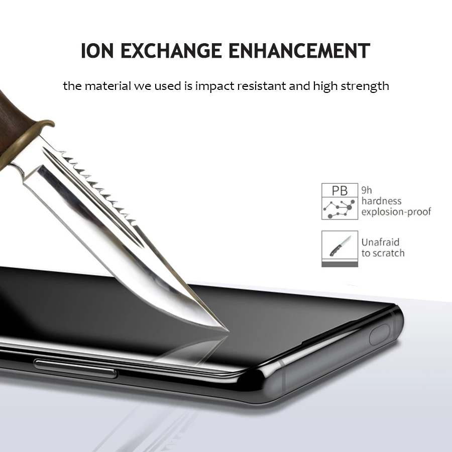 УФ жидкое закаленное стекло с полным клеем для OnePlus 7 Pro 7T защита экрана полное