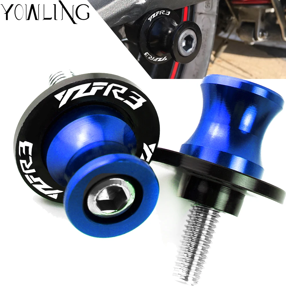 

6MM Motorcycle accessories Swingarm Spools slider stand screws For R3 YZF R3 YZF-R3 MT-03 YZFR3 2015 2016 2017 2018 2019