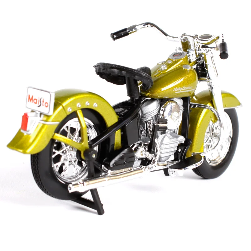 Maisto 1:18 1953 74FL HYDRA GLIDE green motorcycle diecast vintage motorbike model for kids die cast 10143 |