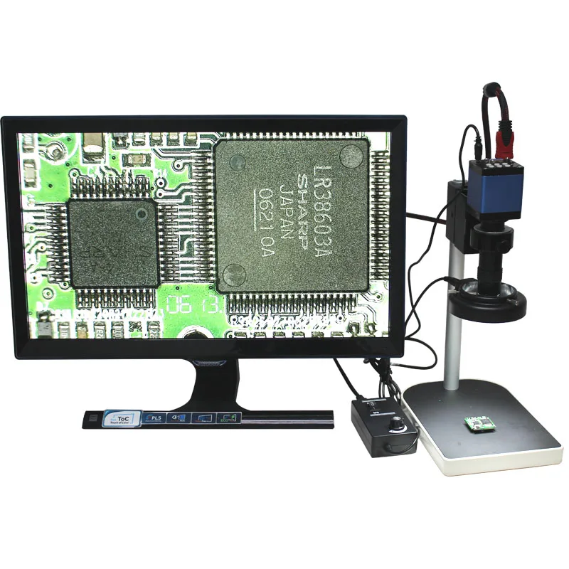 Микроскоп камера шоссе 60 кадров промышленная hd 1080P HDMI/VGA двойной выход мобильный