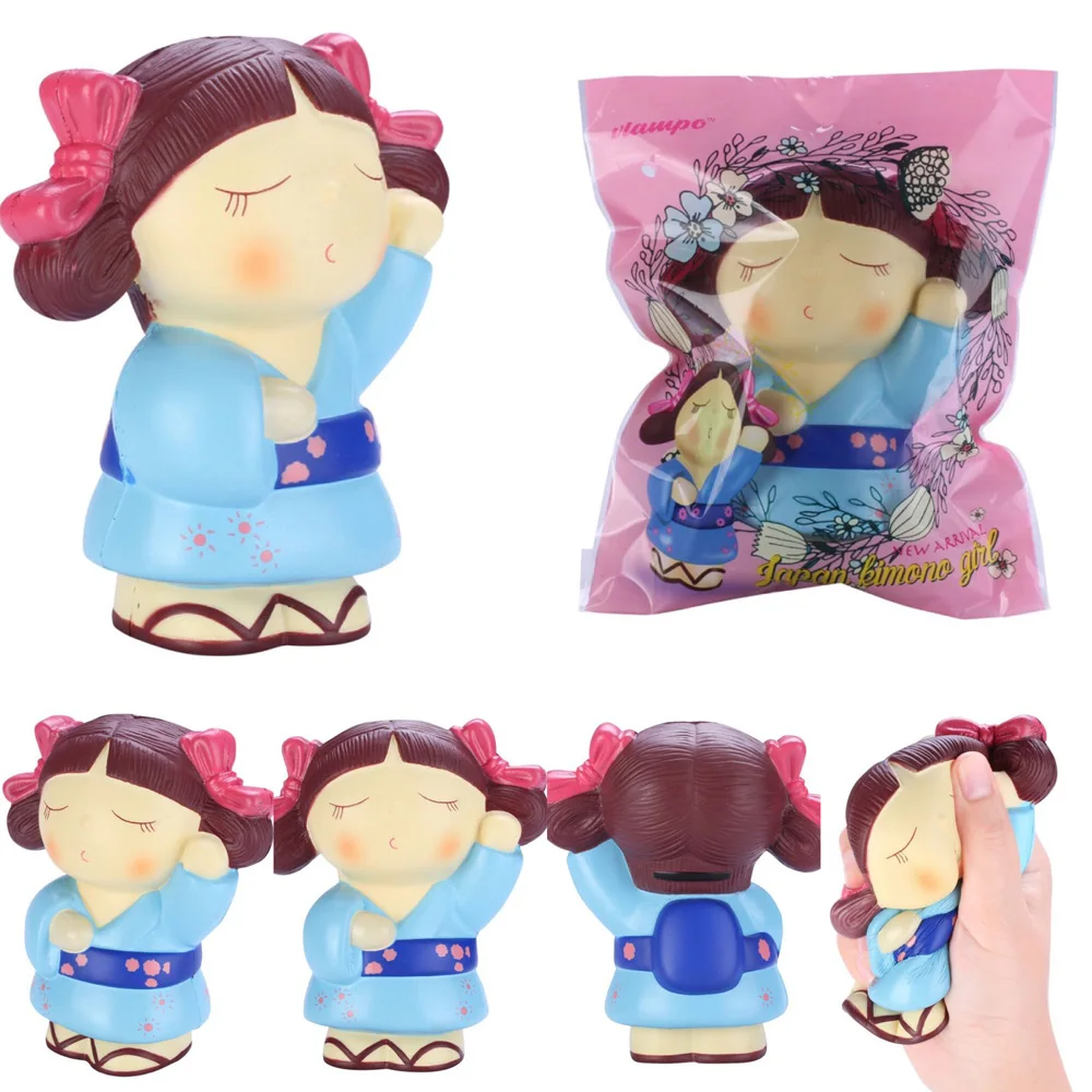 1 шт. милый медленно распрямляющийся мягкий Kawaii японское кимоно игрушки для