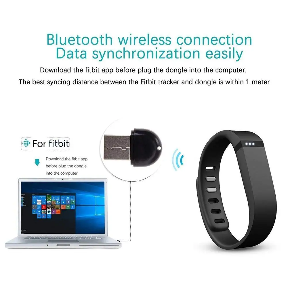 Fitbit Dongle Wireless Synchronized USB Dongle Bluetooth Receiver for Fitbit Versa Alta Blaze Charge Charge HR Charge 2 images - 6