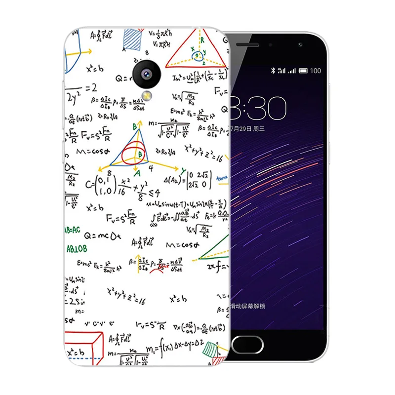 5.0 inchfor Meizu M2 Mini Phone Cases Soft TPU Clear Silicone Back Cover Colorful Pattern for Meilan Ultrathin Protect Shell |